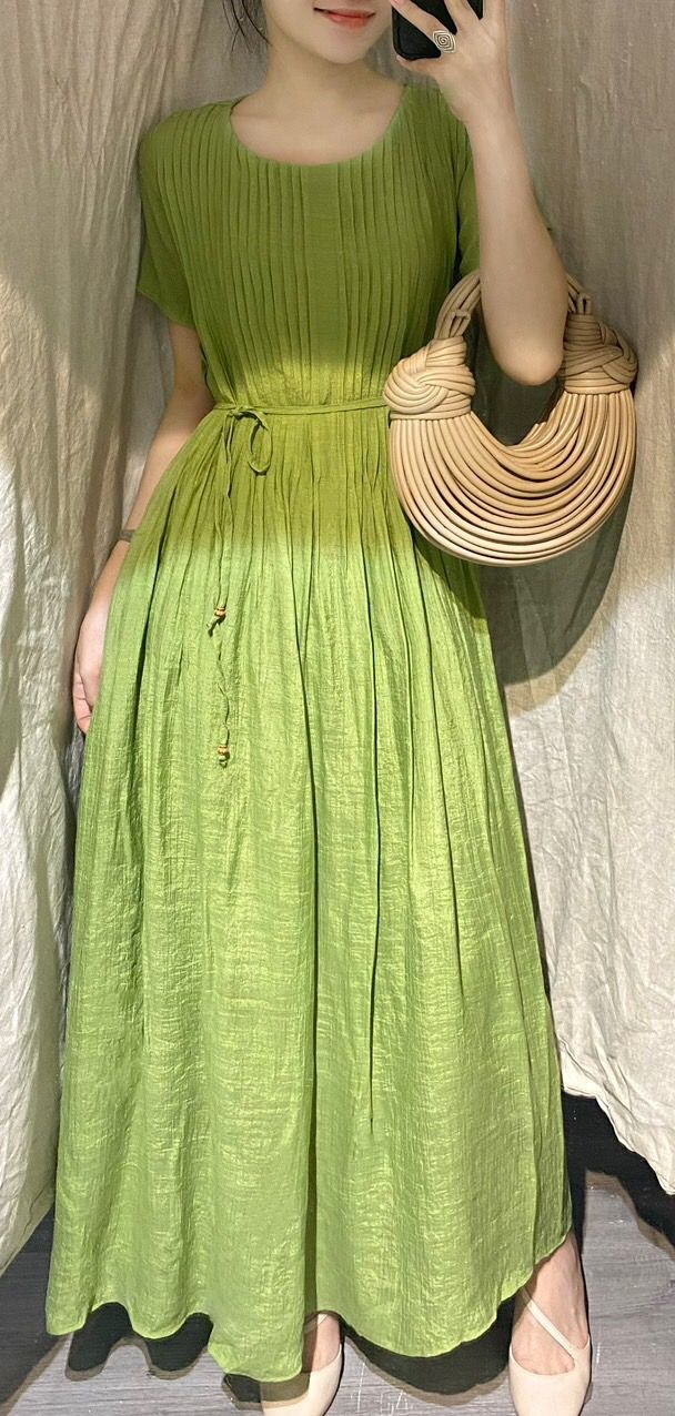 Hazel Dress - Đầm Tay Ngắn Xếp Li D743