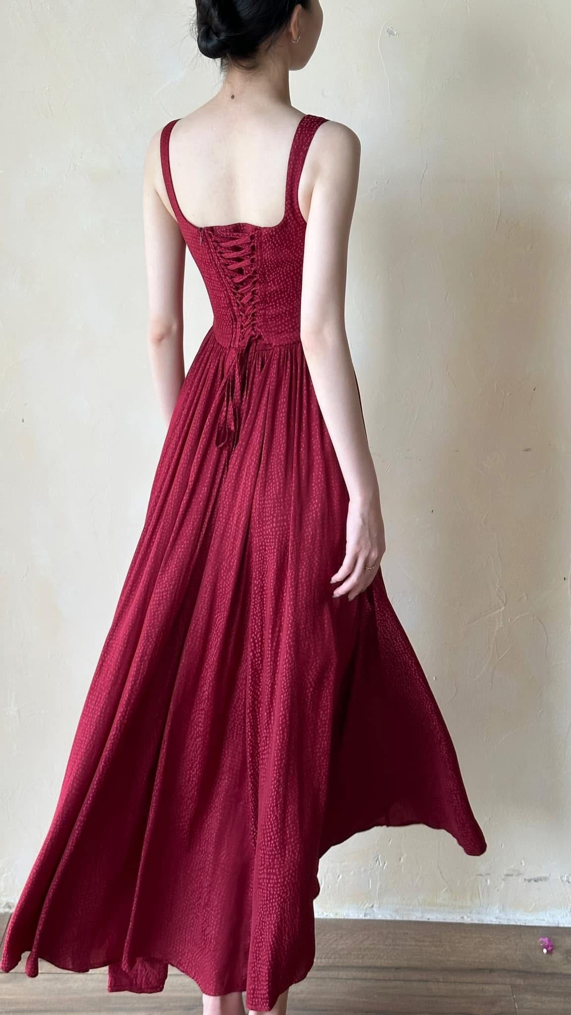 Elizabeth Dress - Đầm Corset Cổ Điển Hai Dây D0124