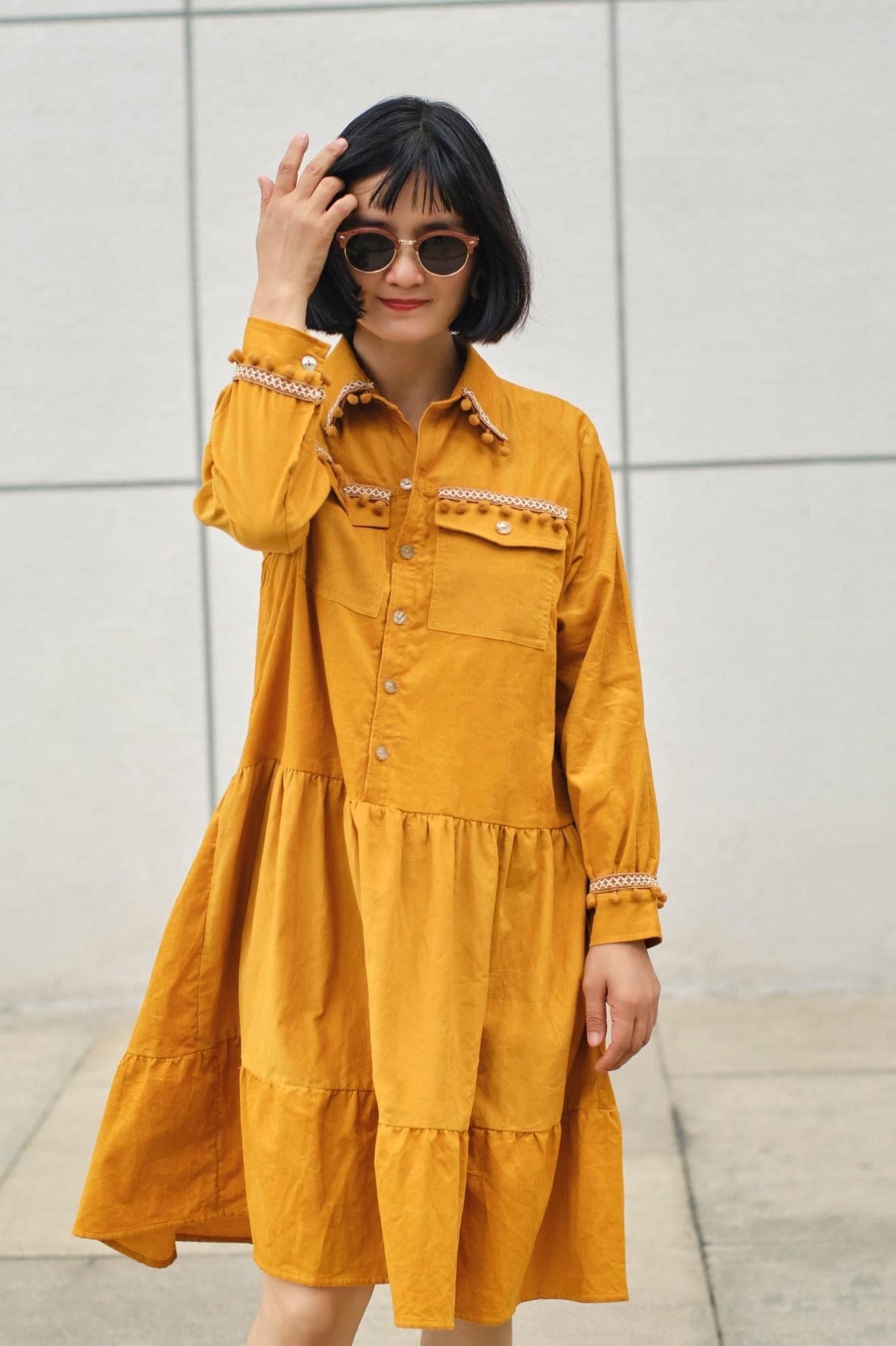 Heritage Dress - Đầm Suông Tay Dài V07