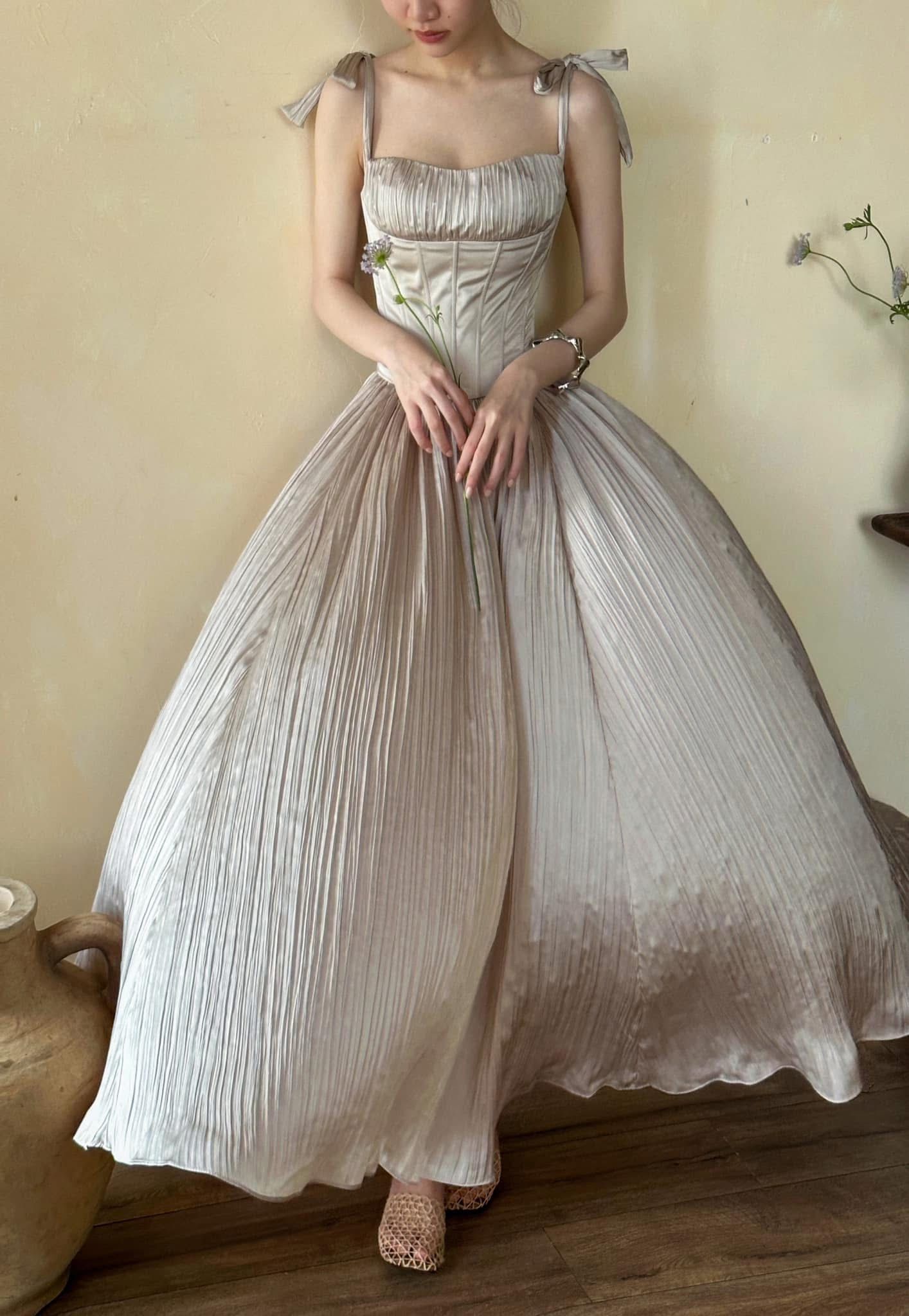 Delilah Dress - Đầm Corset Dập Ly D0130