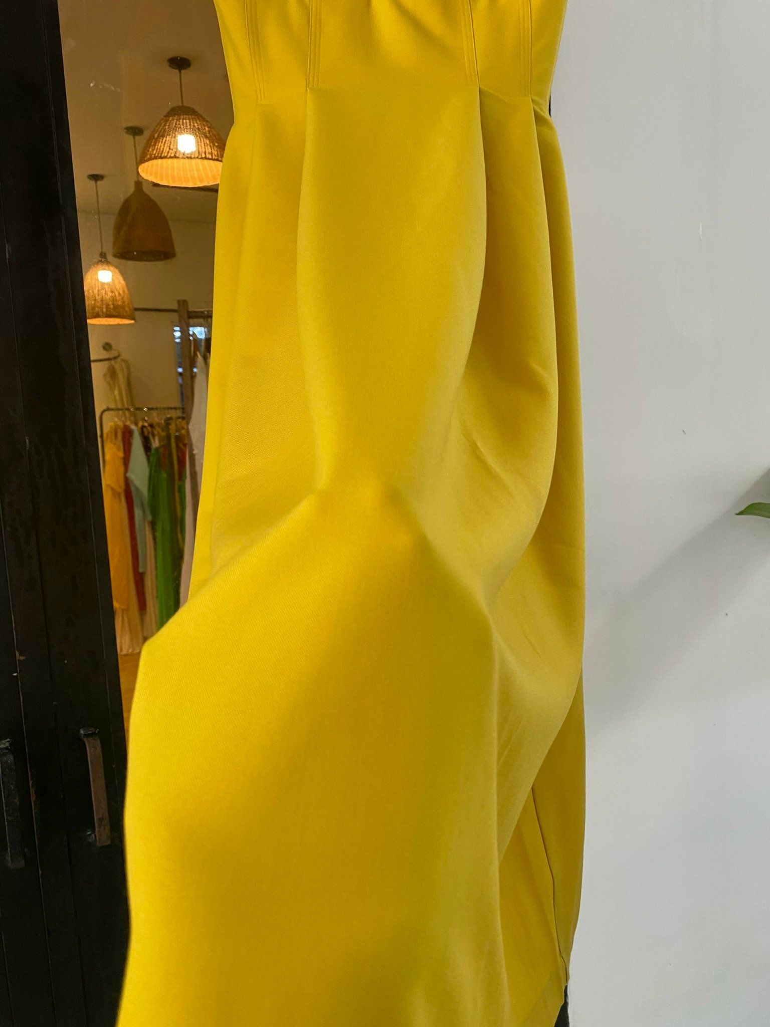 Liana Dress - Đầm sát nách chữ A - POQ79