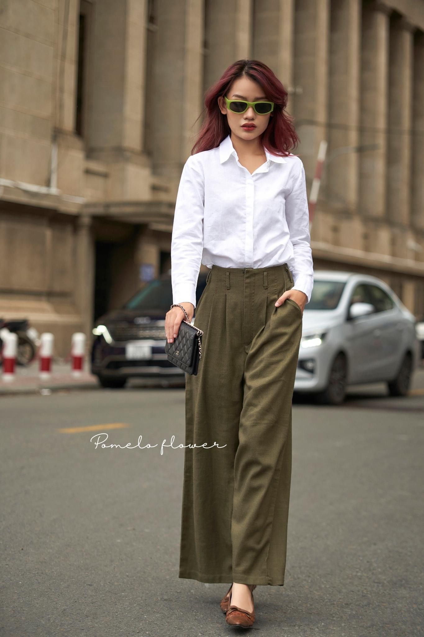 Daniela Shirt - Áo sơ mi linen L01