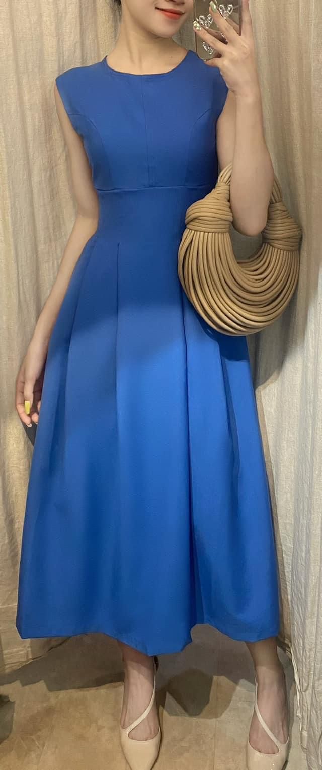 Liana Dress - Đầm sát nách chữ A - POQ79