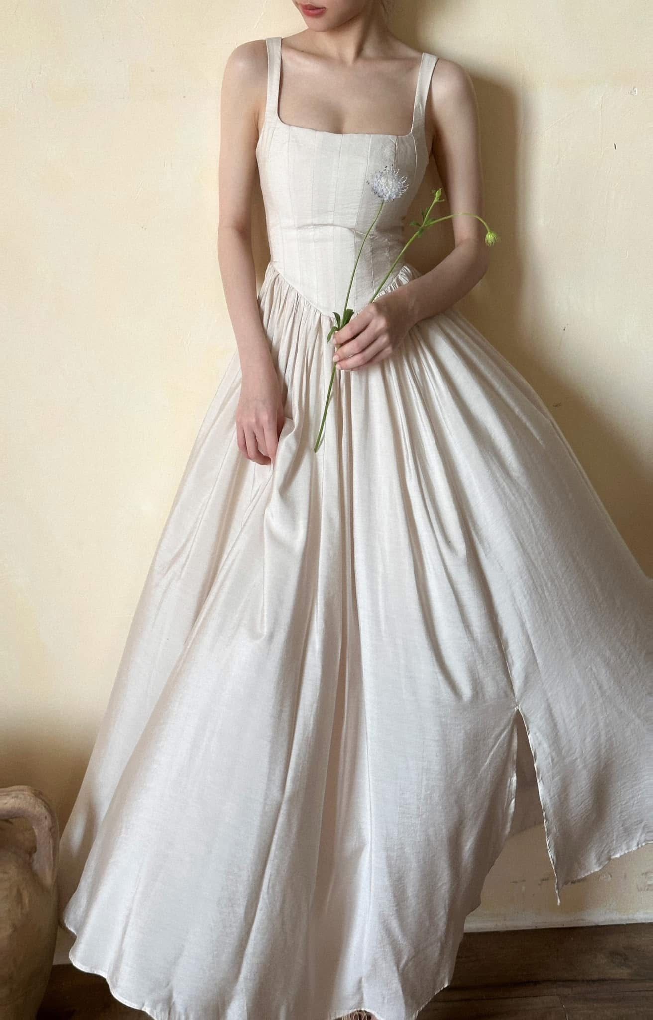 Elizabeth Dress - Đầm Corset Cổ Điển Hai Dây D0124