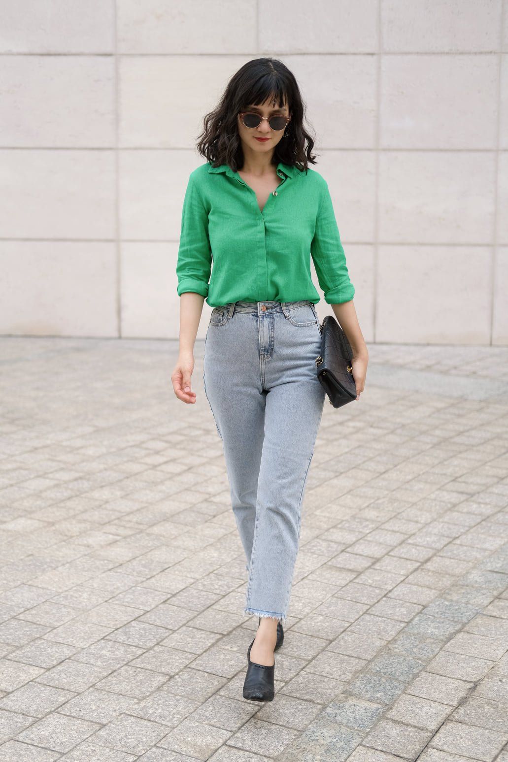Daniela Shirt - Áo sơ mi linen L01