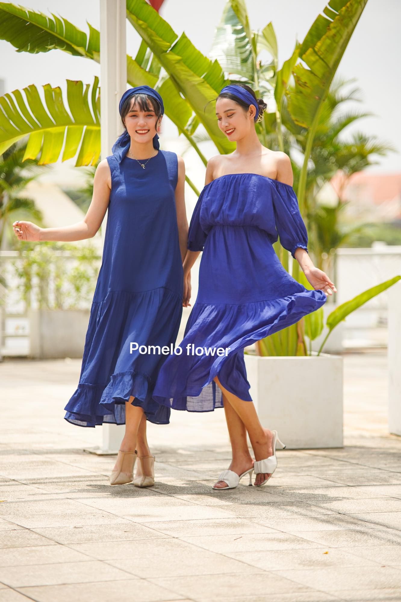 Đầm xô lụa sát nách
