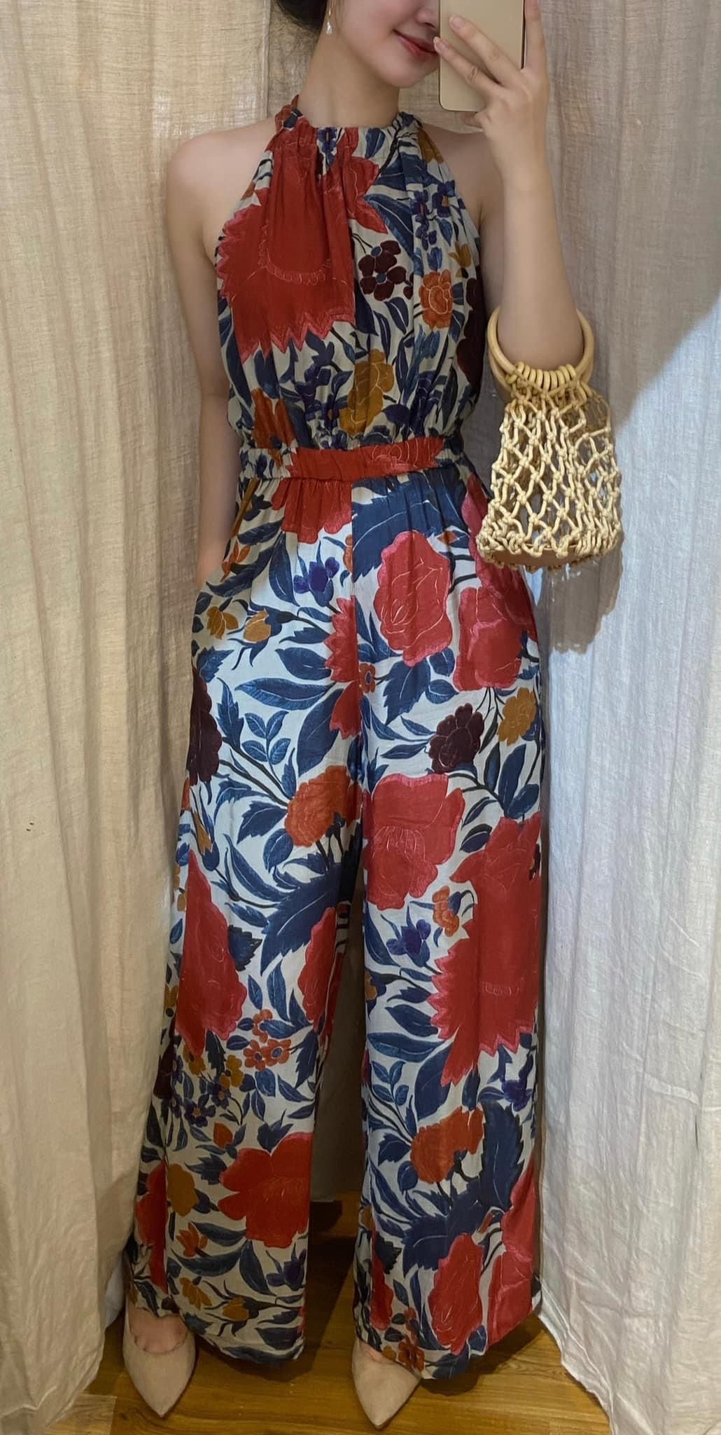 Calla Jumpsuit - Jumpsuit Họa Tiết J07