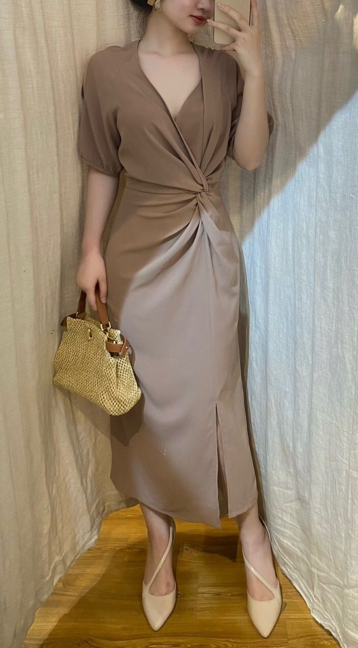 Hera Dress - Đầm Body Xoắn Eo V04