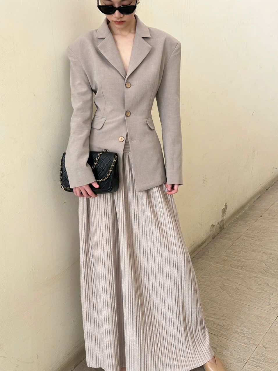 Desi Skirt - Chân Váy Dập Ly D991