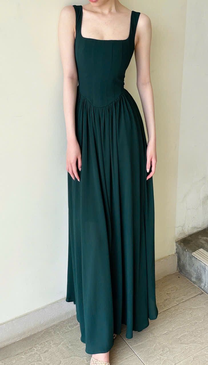 Elizabeth Dress - Đầm Corset Cổ Điển Hai Dây D0124