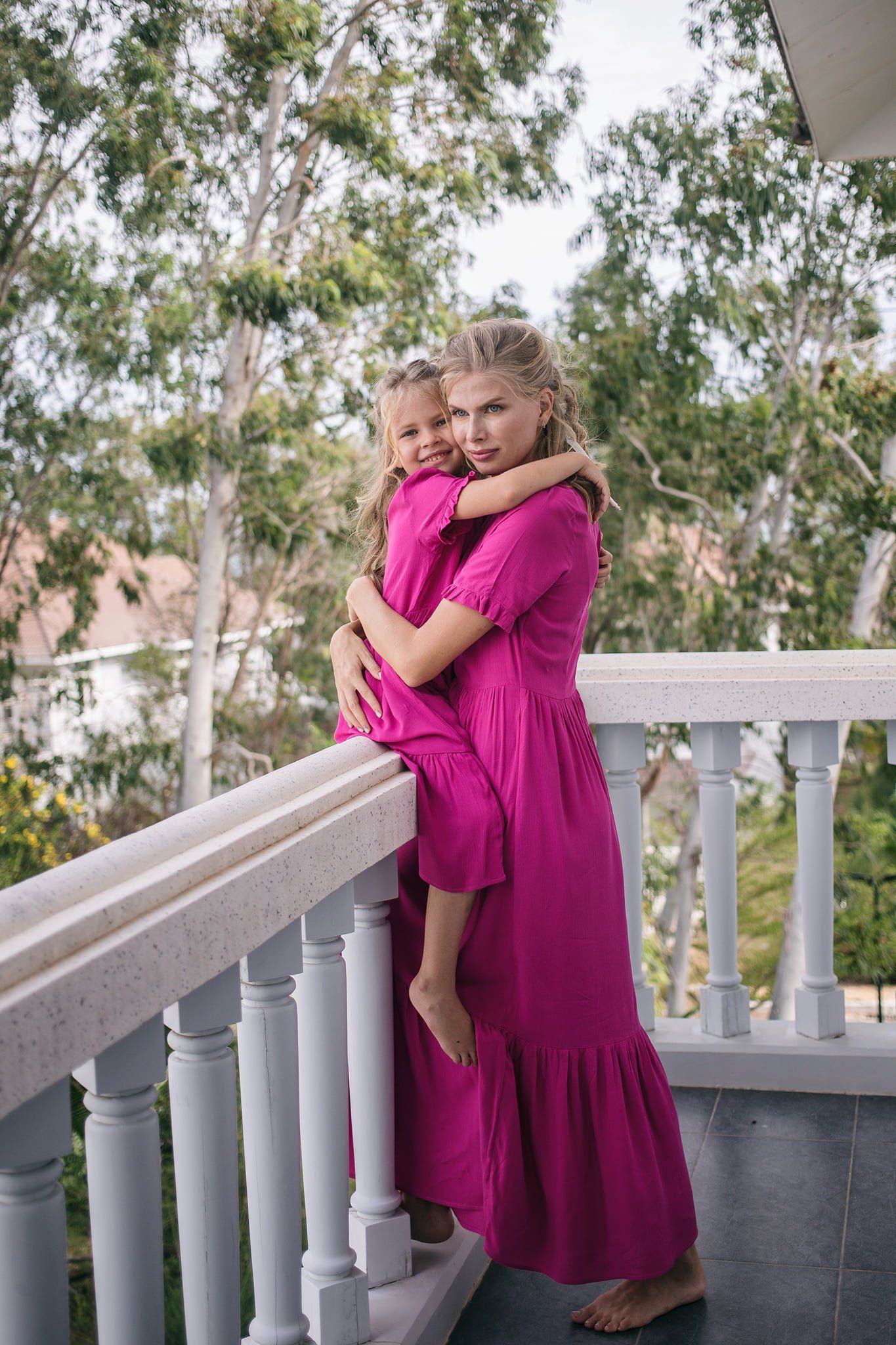 Lilah Dress - Đầm hồng có tay L31 (bé) B10