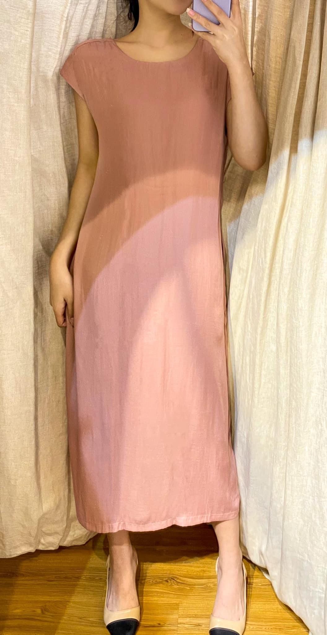 Cloud Dress - Đầm Lụa Suông Tay Chờm