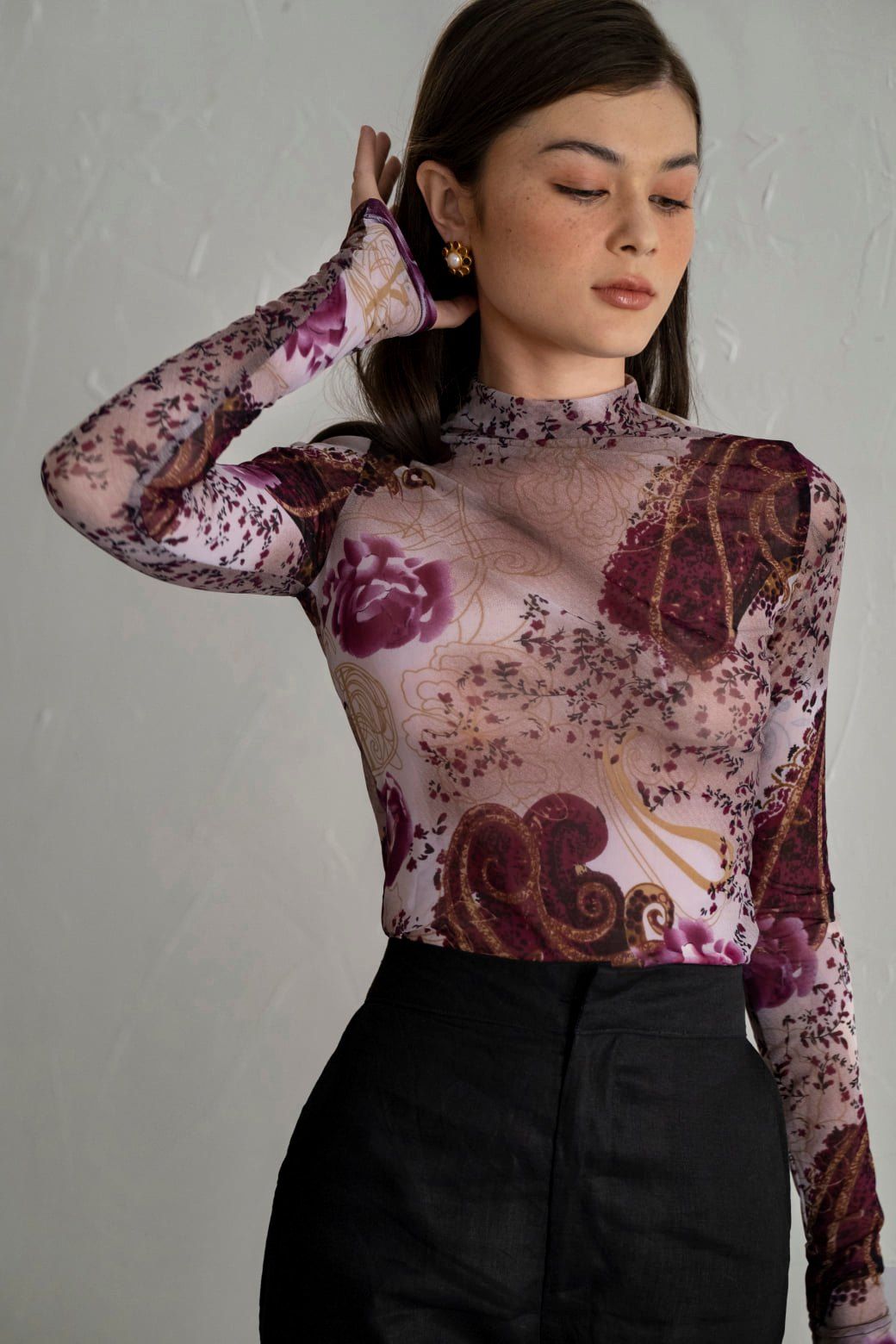 Clover Shirt - Áo thun hoa dài tay A57