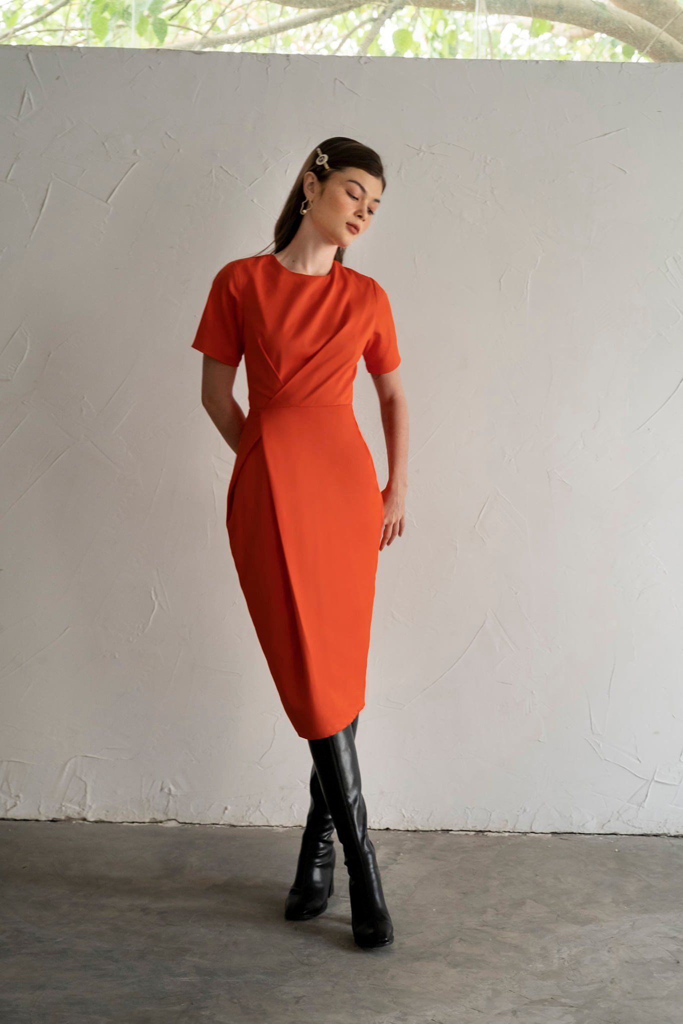 Chelsea Dress - Đầm body, đắp chéo trước ngực D556
