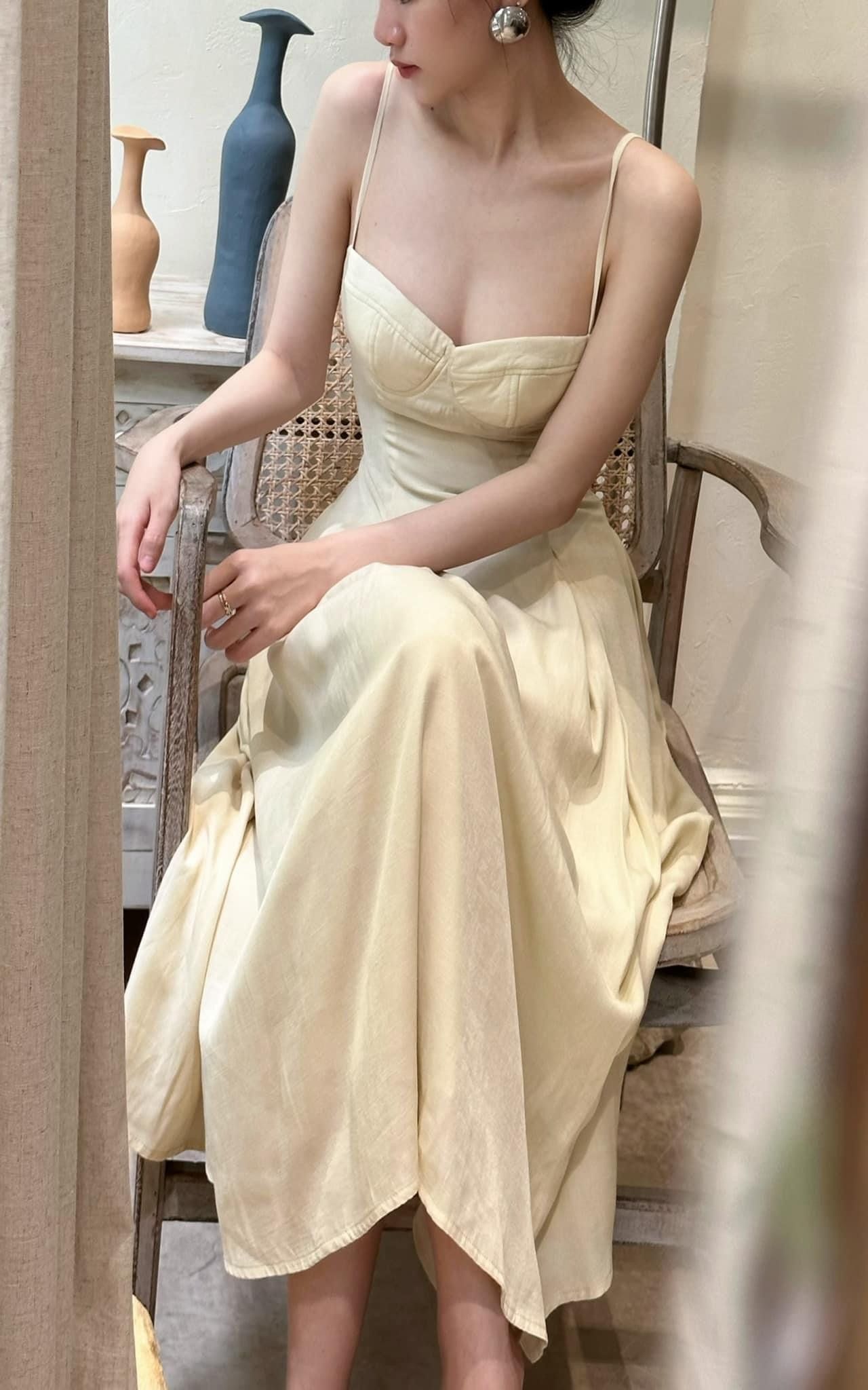 Katherine Dress - Đầm 2 Dây Cúp Ngực V18