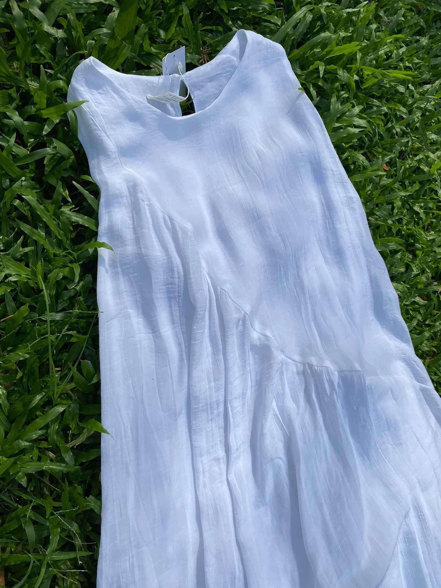 Sierra Dress - Đầm sát nách tím, bèo chéo (Mẹ) La46