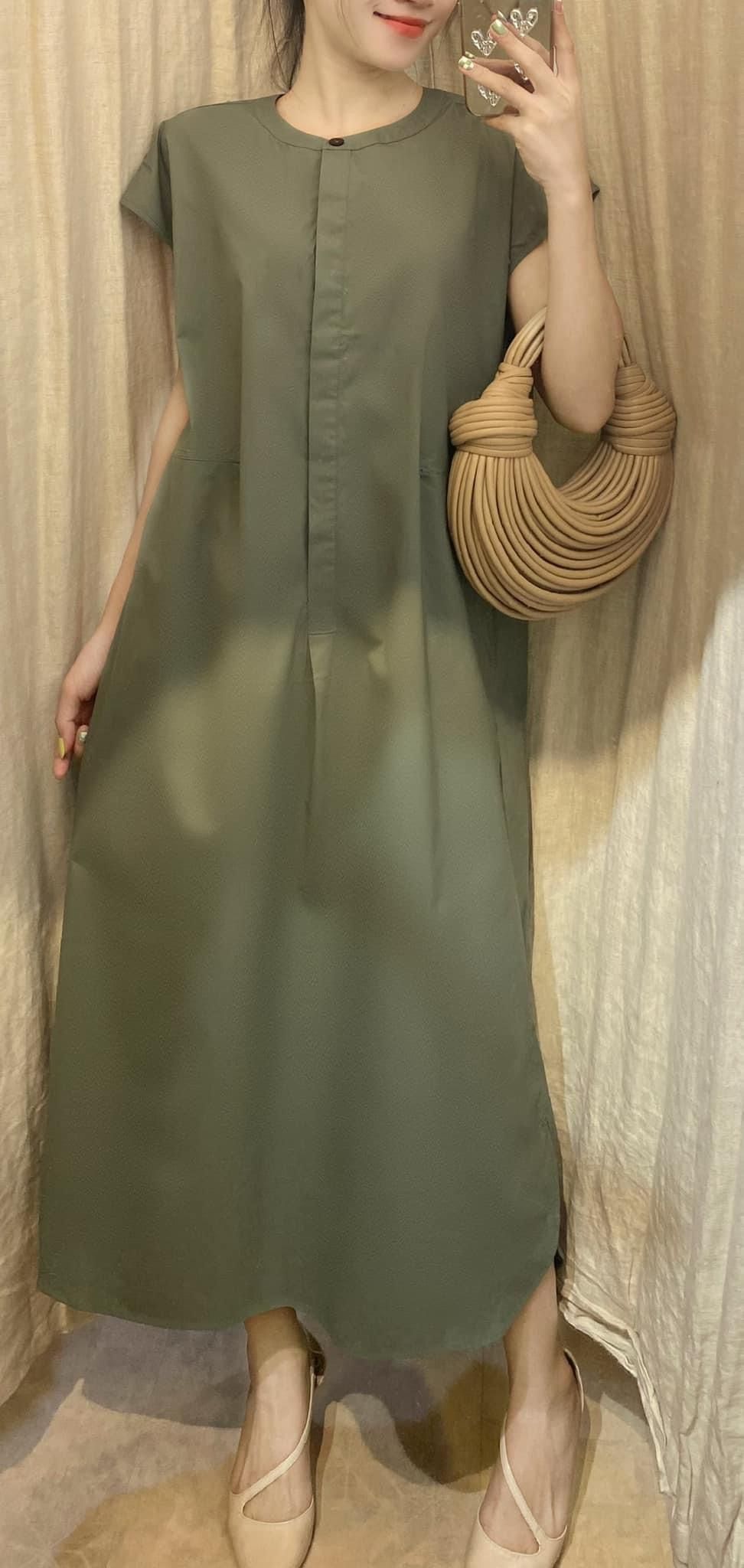Milcah Dress - Đầm Sơ Mi Suông Tay Ngắn D956