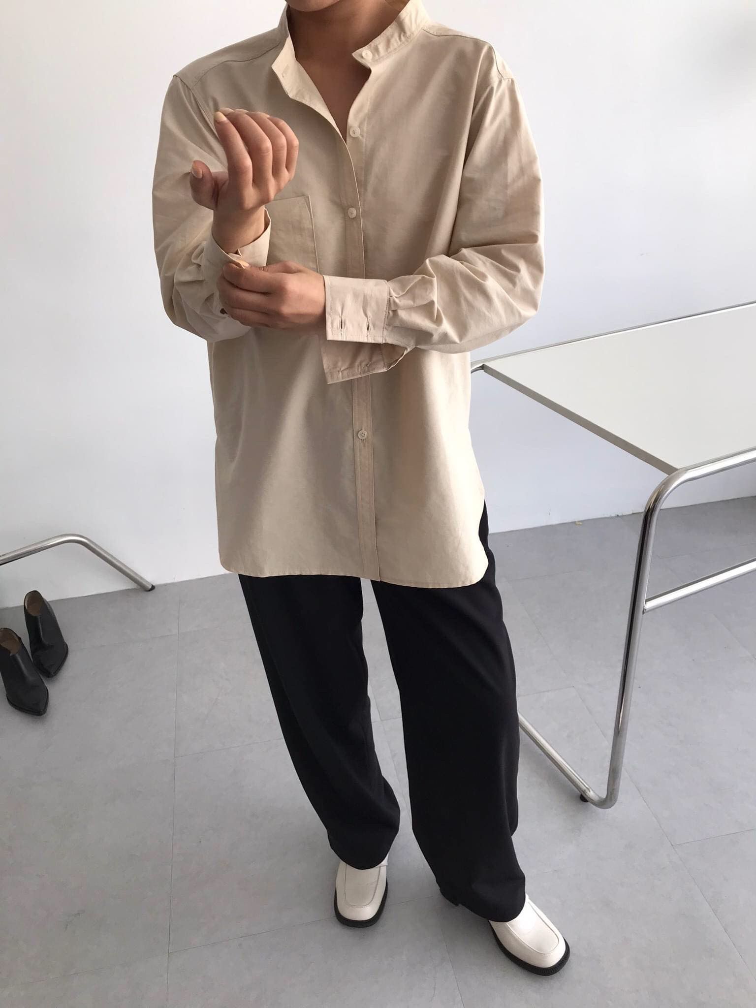 Kai Shirt - Áo Sơ Mi Khoét Lưng A007