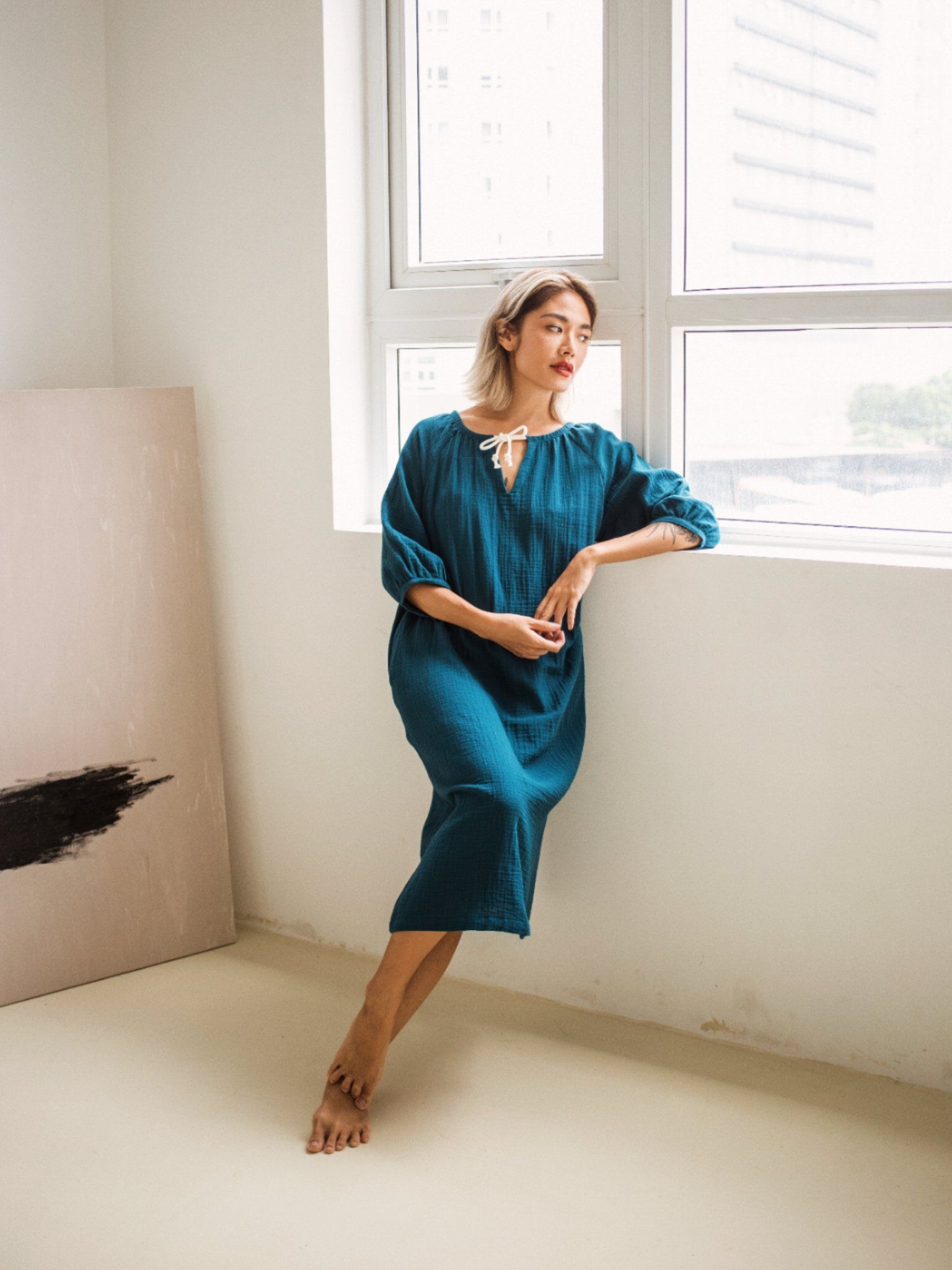 Lunar Dress - Đầm suông tay lỡ - D679