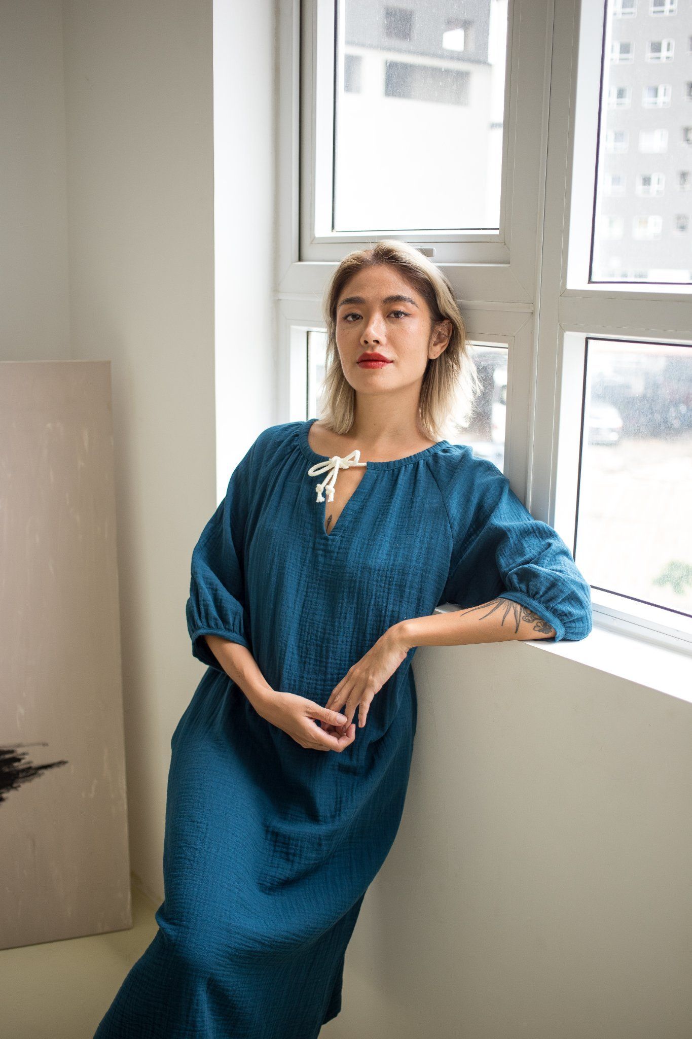 Lunar Dress - Đầm suông tay lỡ - D679