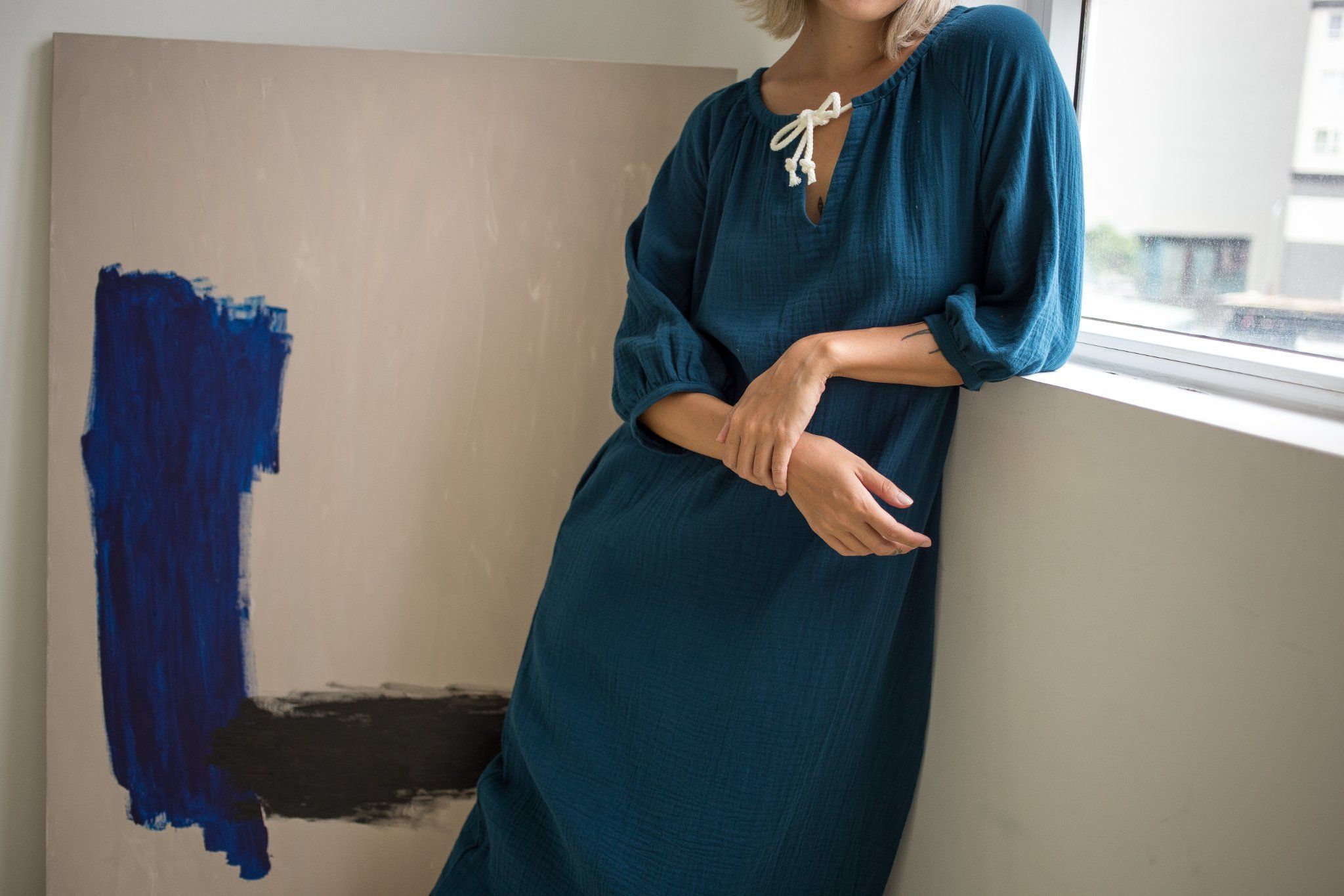 Lunar Dress - Đầm suông tay lỡ - D679