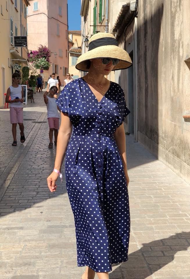 Felicity Dress - Đầm lụa cánh dơi hàng cúc phía trước D357 D358