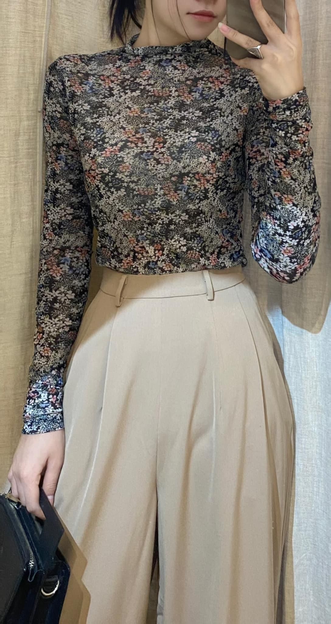 Clover Shirt - Áo thun hoa dài tay A57
