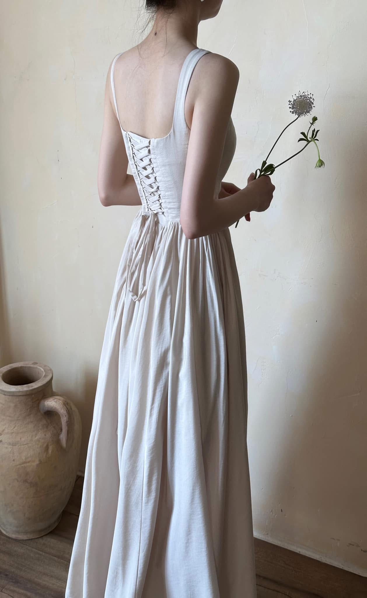 Elizabeth Dress - Đầm Corset Cổ Điển Hai Dây D0124