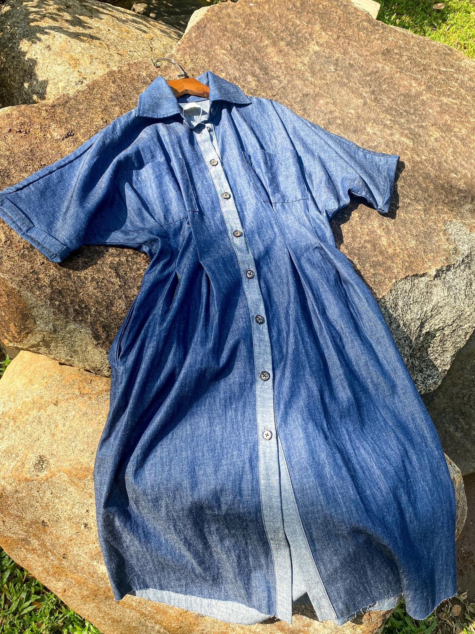Jasmine Dress - Đầm sơ mi nhấn eo có túi D570