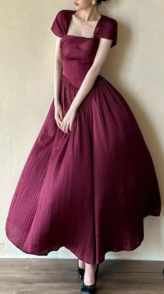 Alexandra Dress - Đầm Corset Tay Hến V20
