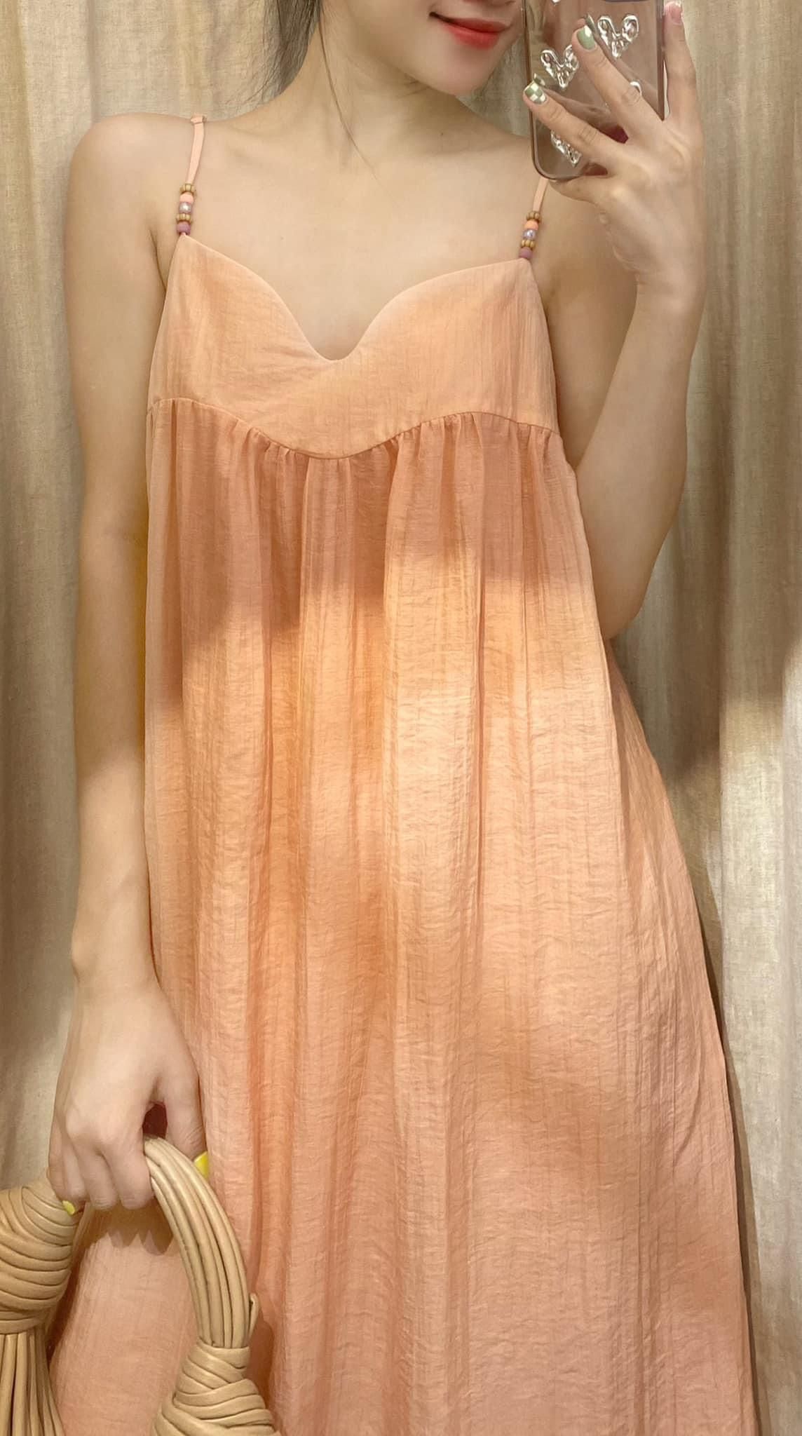 Lavender Maxi Dress - Đầm 2 Dây Dáng Suông E45