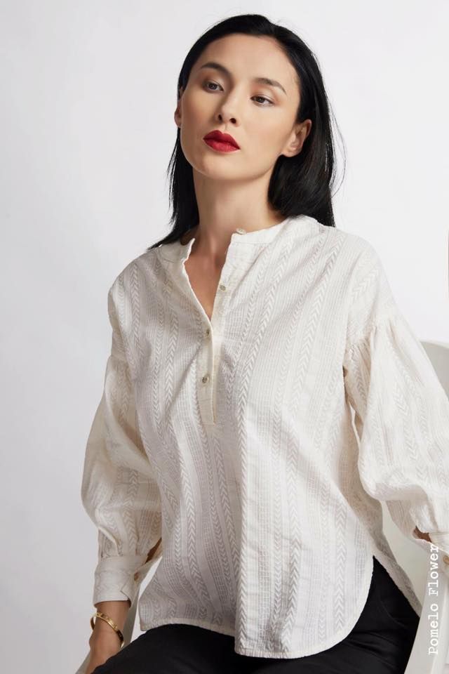 Áo sơ mi xương cá freesize A201