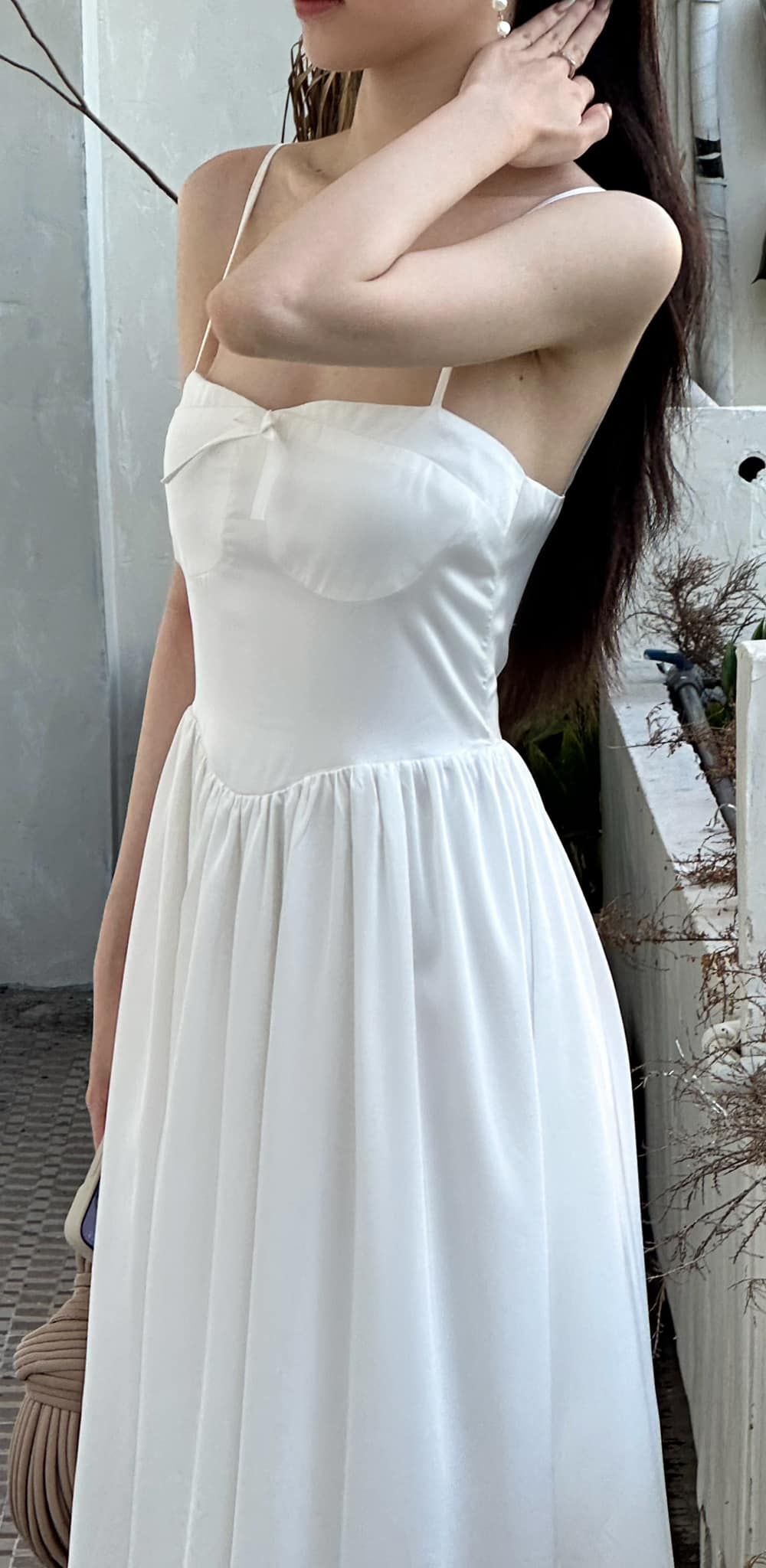 Elara Dress - Đầm Midi 2 Dây Cúp Ngực
