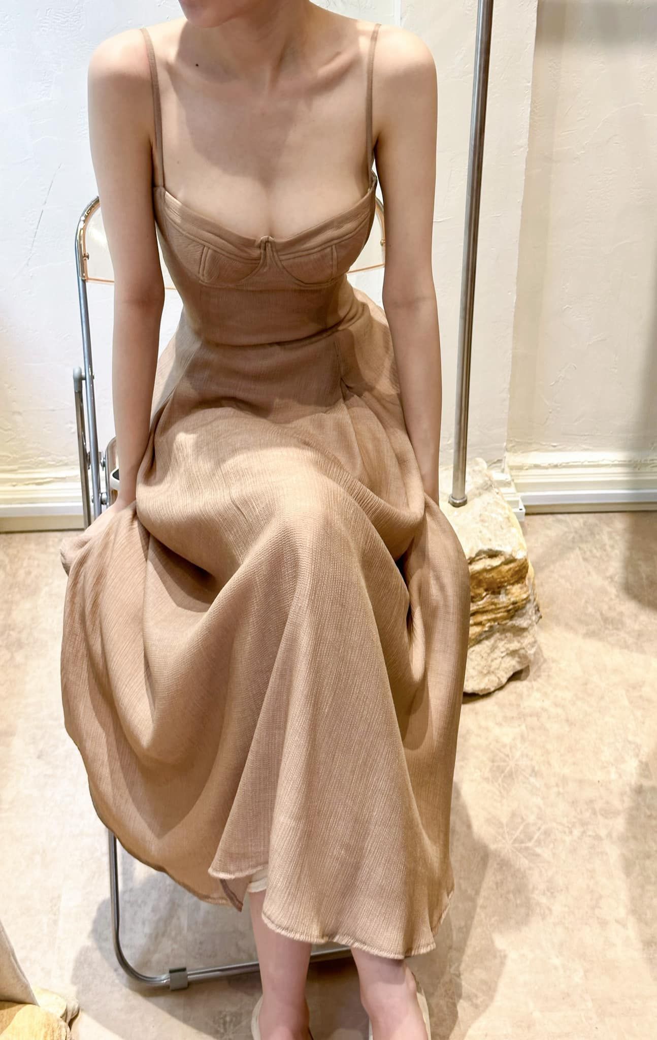 Katherine Dress - Đầm 2 Dây Cúp Ngực V18