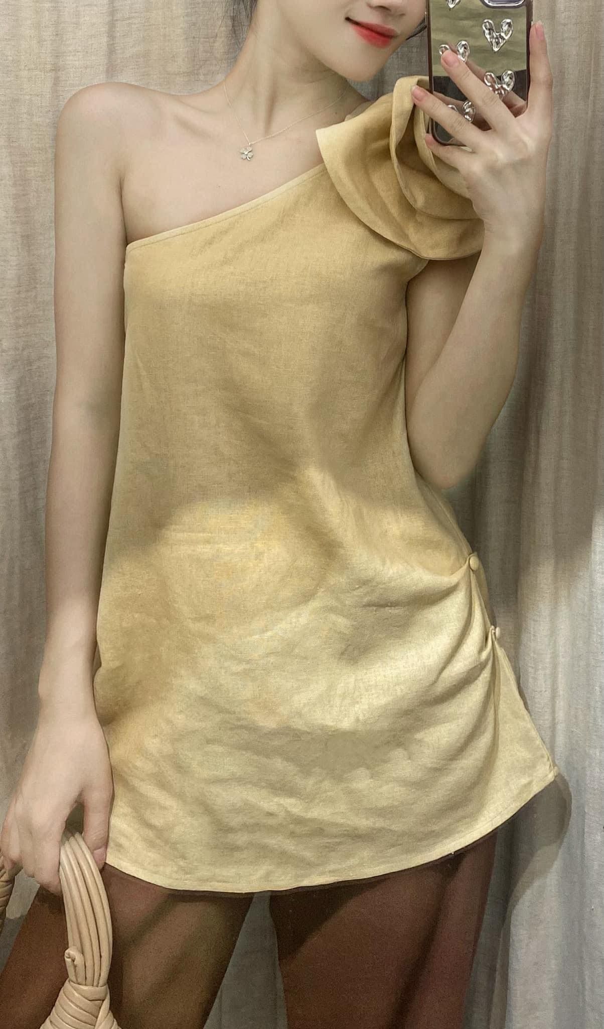 Doris Set - Set áo hoa lớn và quần linen