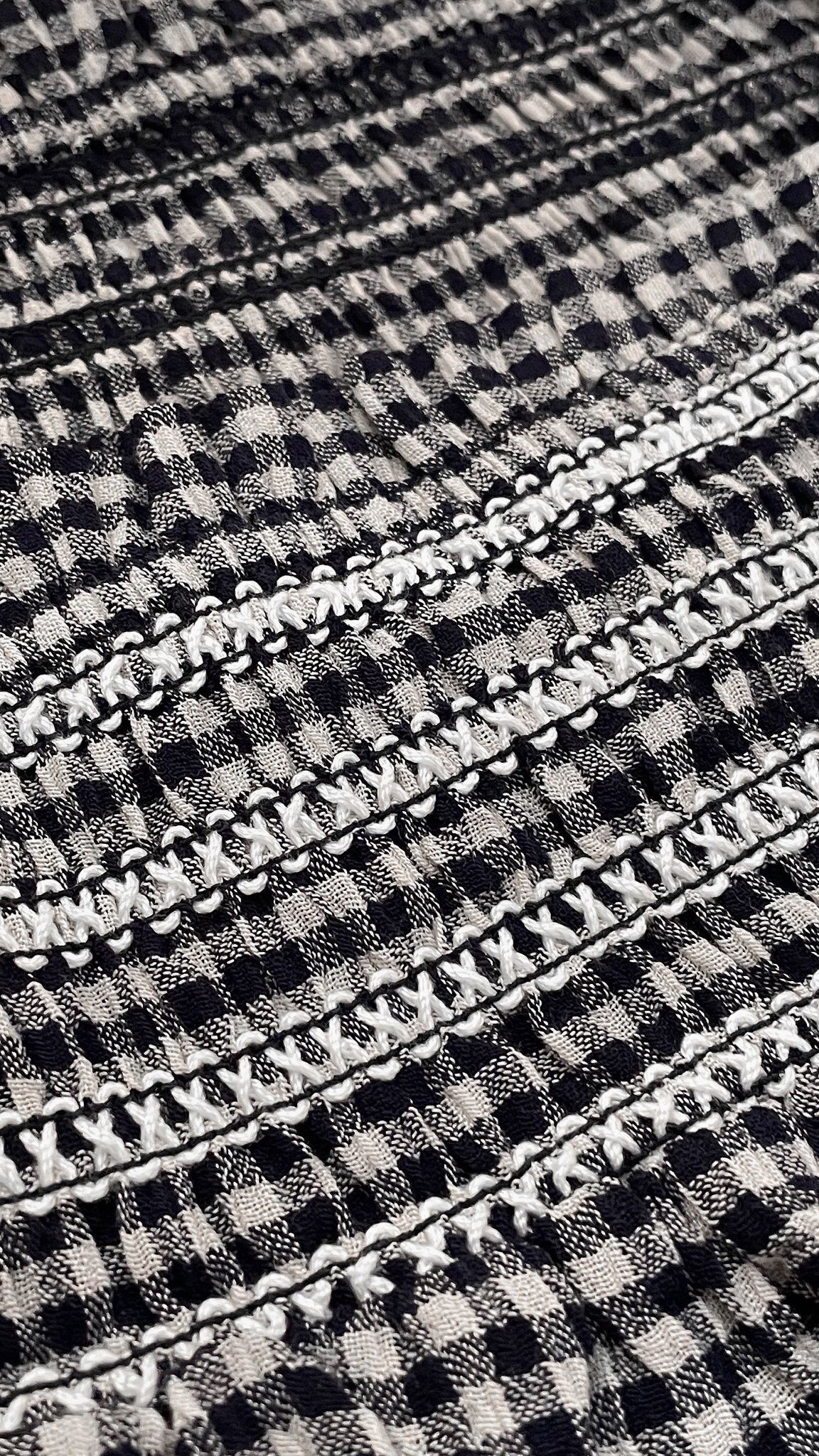 Keelin Set - Set áo và chân váy caro D963