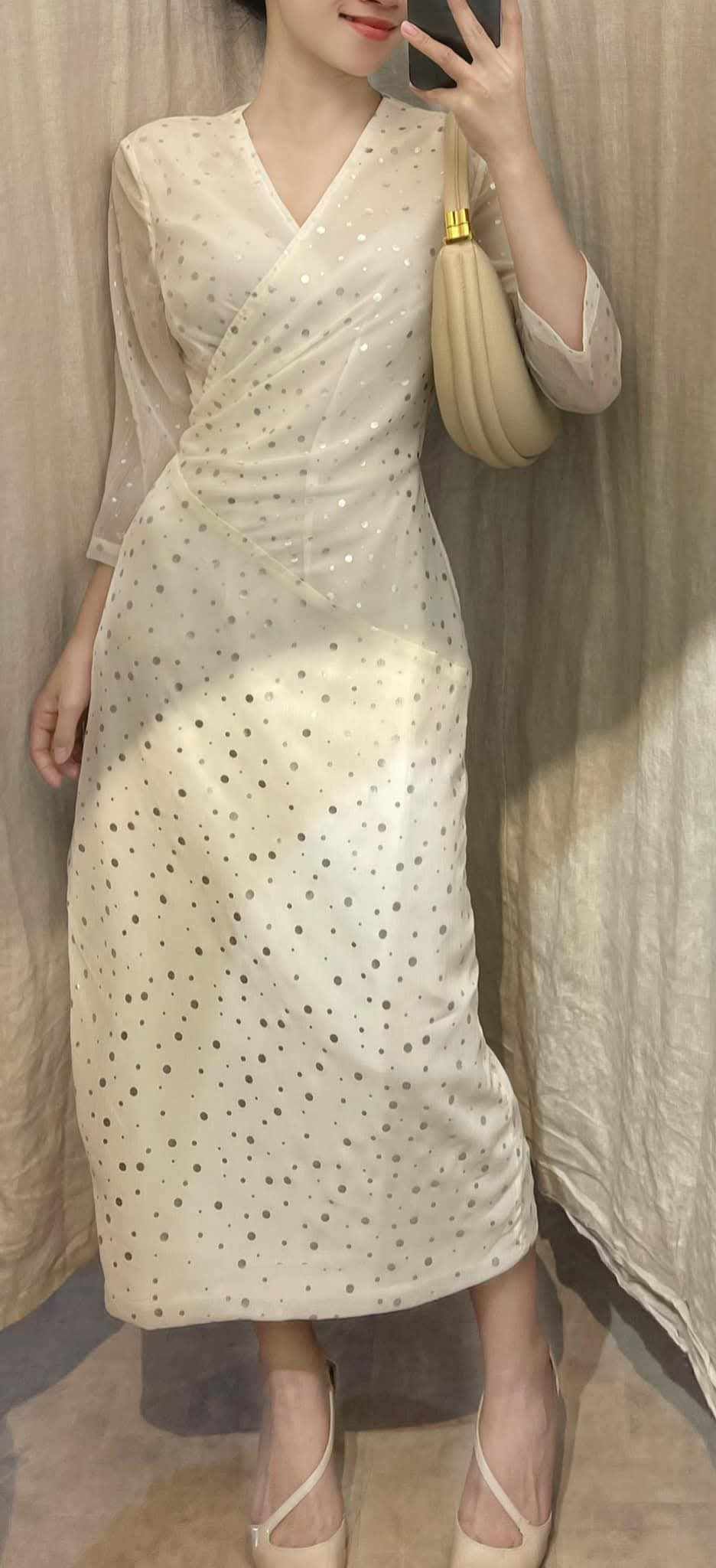 Camille Dress - Đầm Cuốn Tay Lỡ