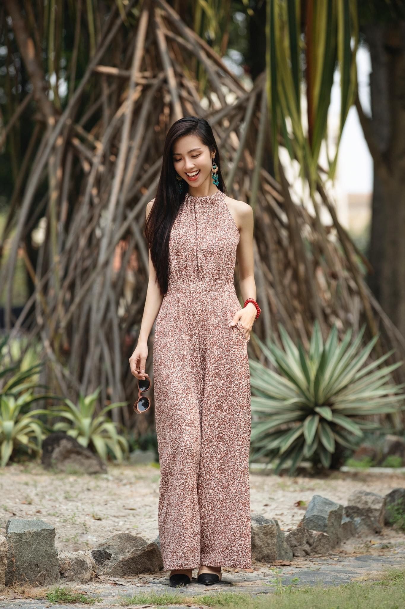 Mia Jumpsuit Hoạ Tiết Hoa Nhí - J05