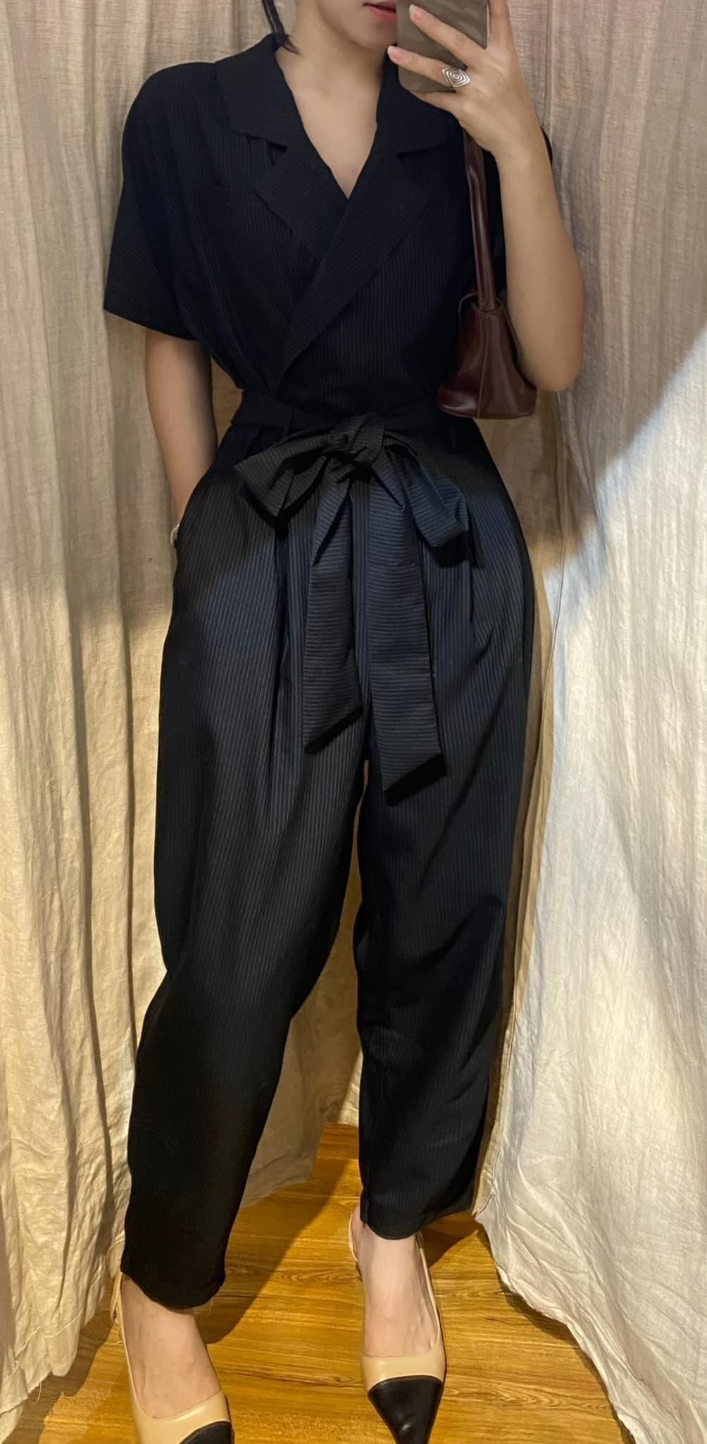 Cleo jumpsuit kẻ sọc J01 J02