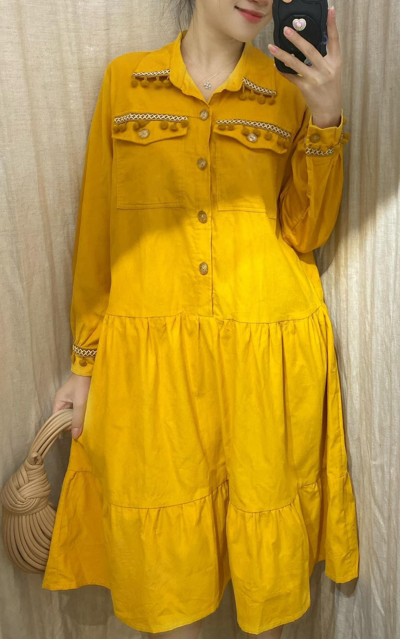 Heritage Dress - Đầm Suông Tay Dài V07