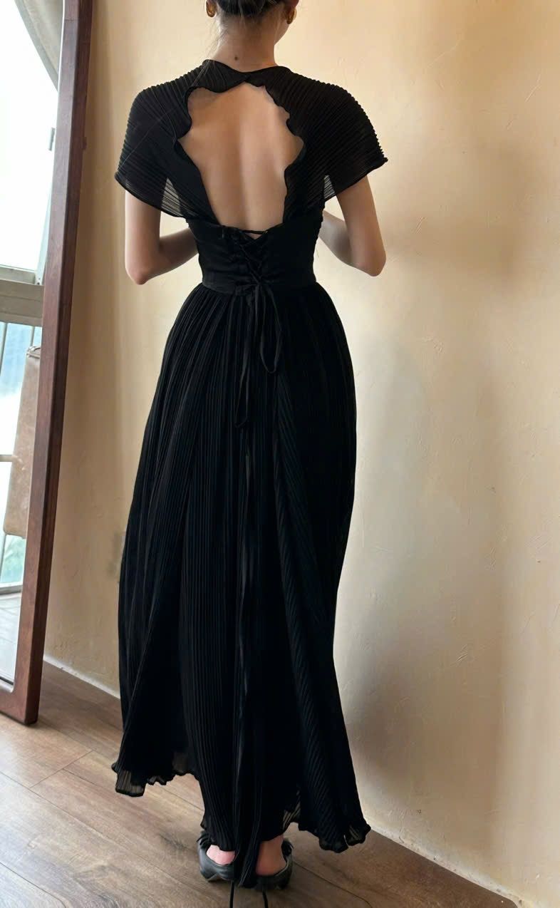 Alexandra Dress - Đầm Corset Tay Hến V20