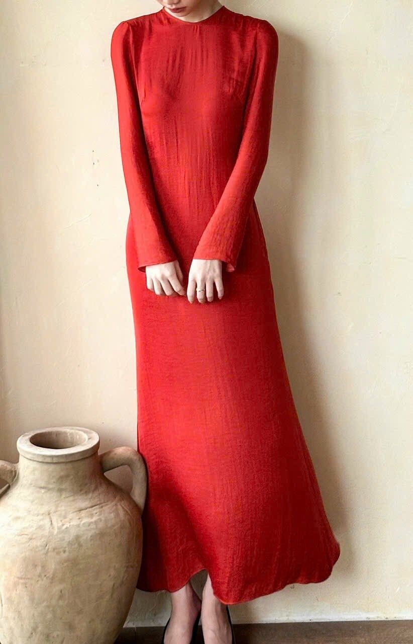 Eudora Silk Dress - Đầm Lụa Tay Dài D1008