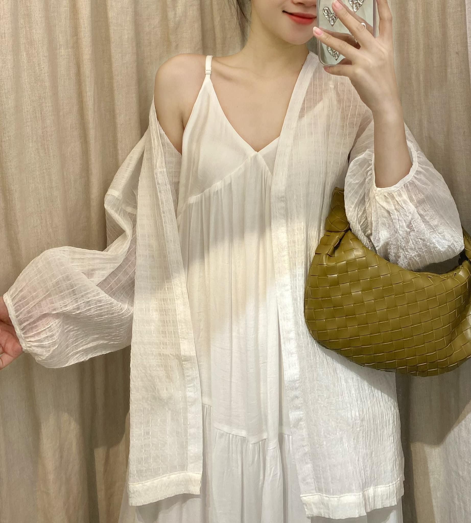 Talia Dress - Đầm xô lụa 2 dây cổ tim LA48
