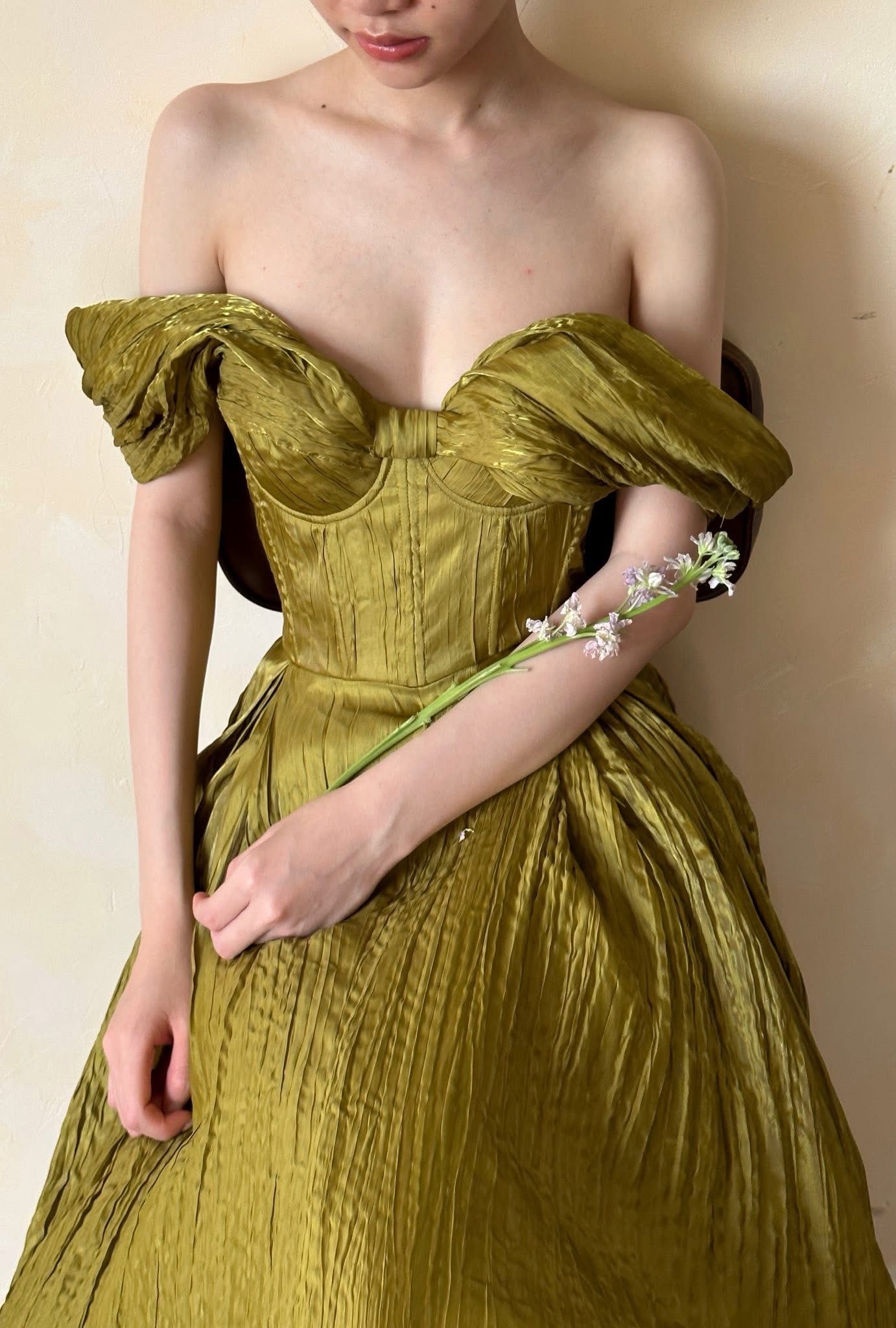 Stefany Dress - Đầm Trễ Vai Corset Q008
