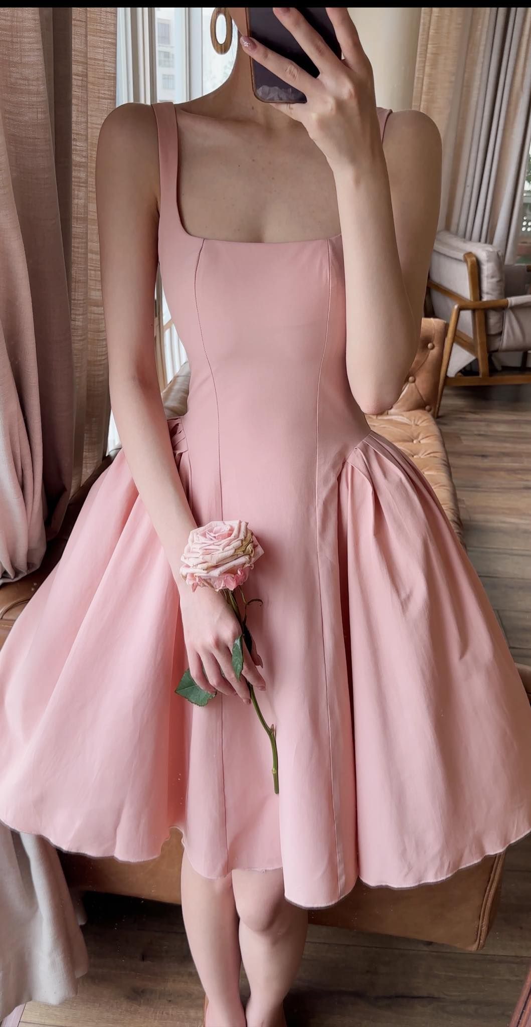 Juliette Dress - Đầm Hai Dây Corset Cổ Điển D1021
