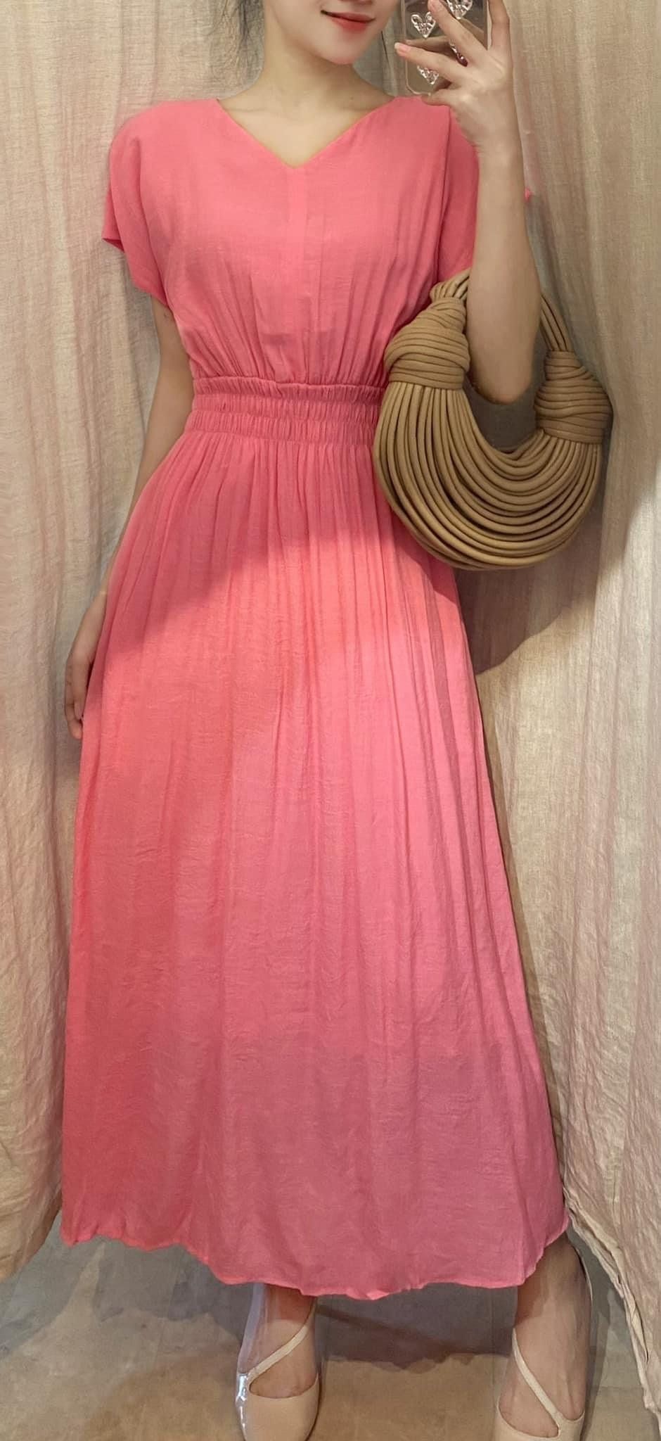 Laila Dress - Đầm maxi , cánh dơi nhấn eo - các màu PO01