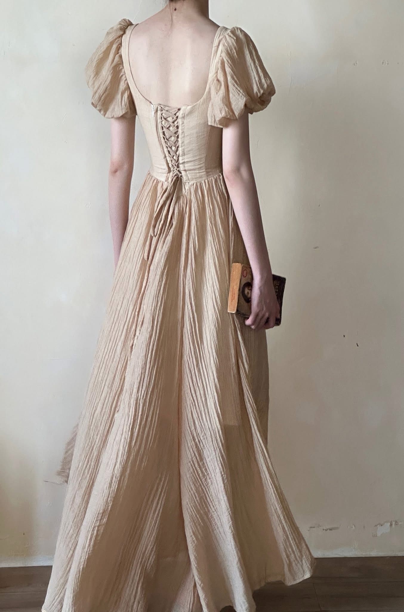 Josie Dress - Đầm Corset Tay Bồng D0131