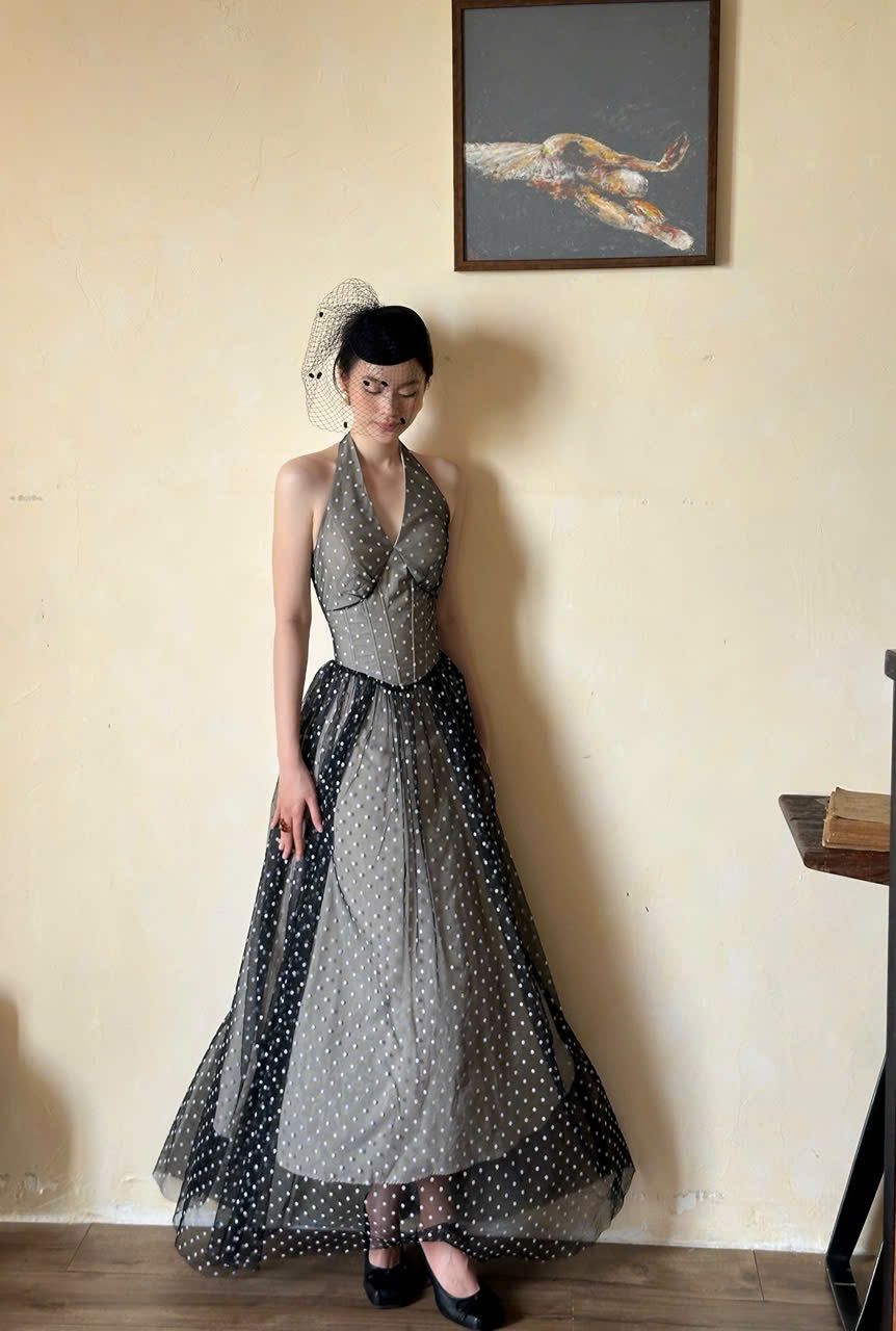 Josephine Dress - Đầm Yếm Corset Vintage Q1011