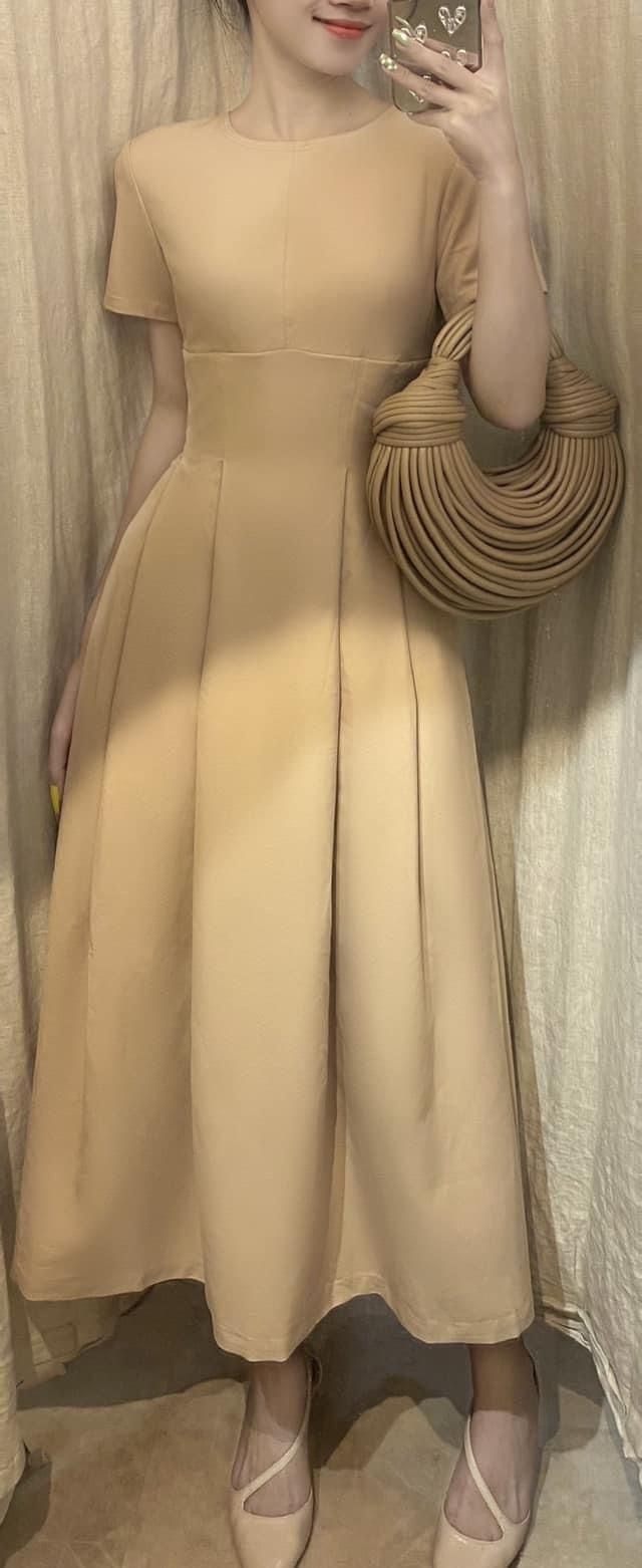 Victoria Dress - Đầm tay ngắn chữ A - POQ79