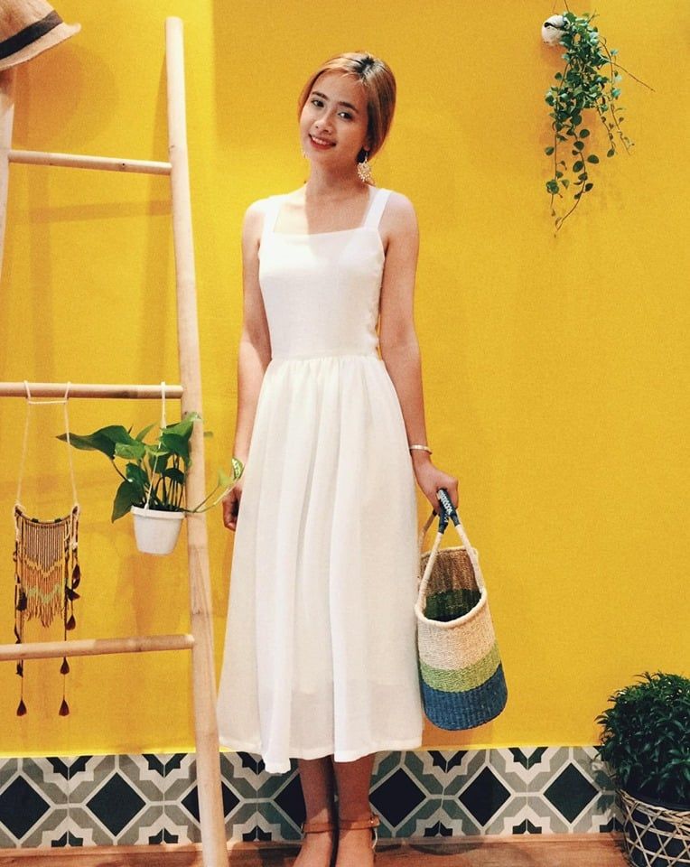 Joy Dress - Đầm trắng hoa chìm D308 -> D311